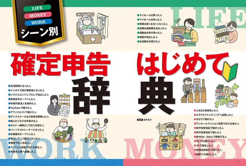 『確定申告「はじめて」でもパパッとブック　令和6年3月15日締切分』の目次画像Da